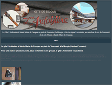 Tablet Screenshot of gite-ardoisiere.com
